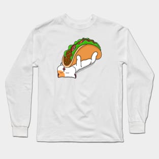 Cat and Taco Long Sleeve T-Shirt